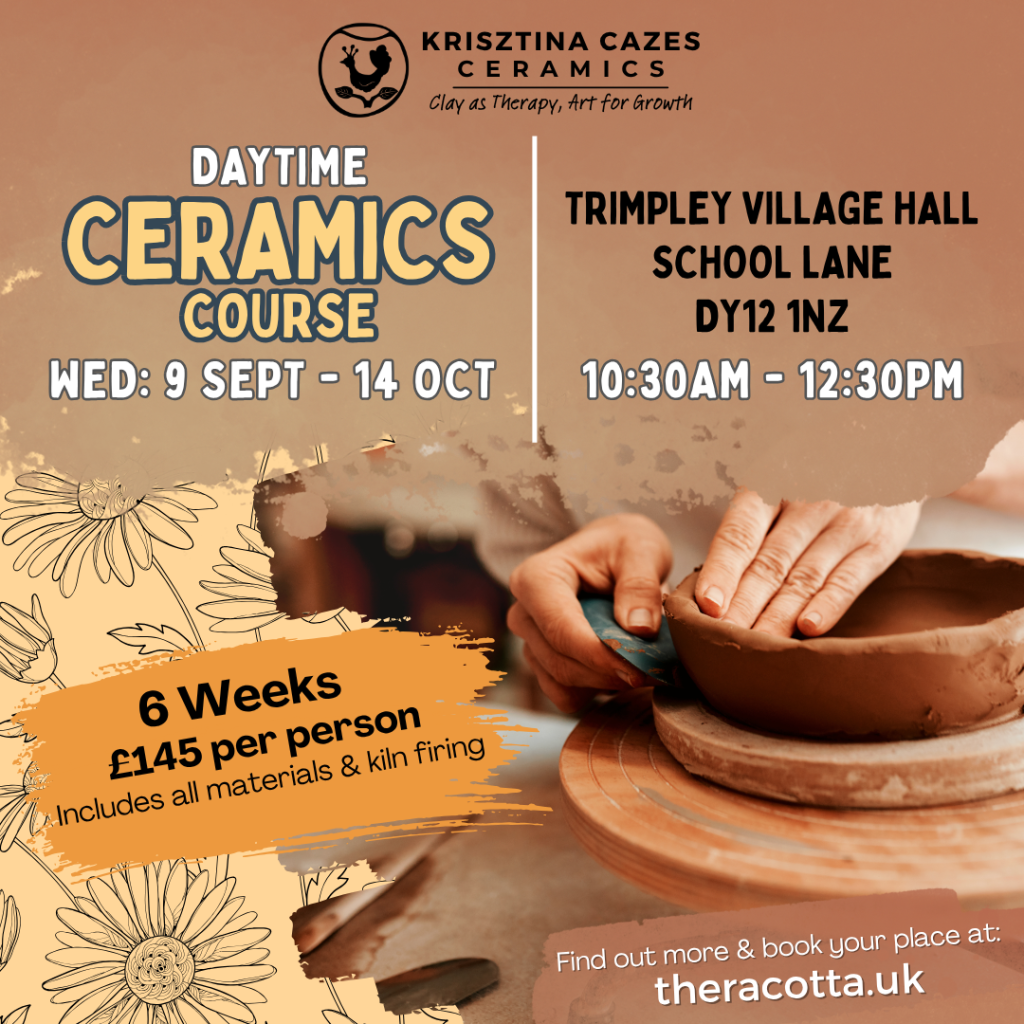 September 2026 Daytime Ceramics Course