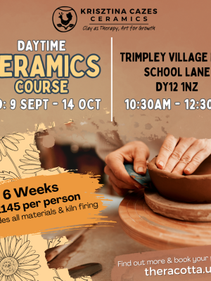 September 2026 Daytime Ceramics Course
