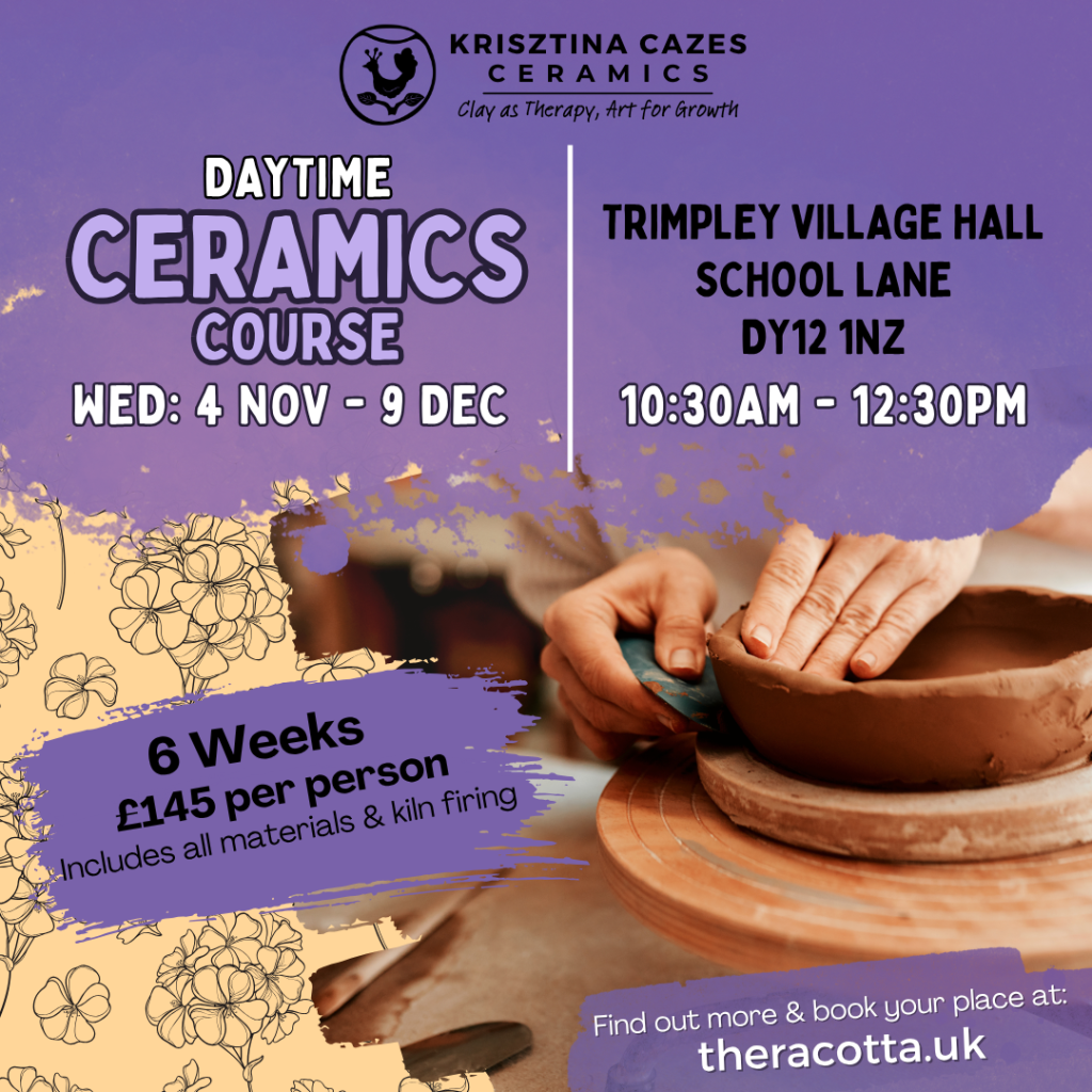 November 2026 Daytime Ceramics Course